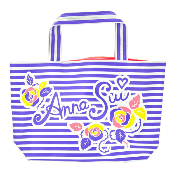 圖片 Anna Sui 紫白輕巧手挽袋